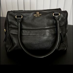 Kate Spade Black Pebbled Leather Shoulder Bag